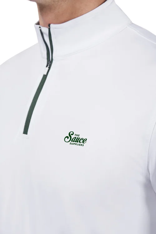 custom quarter zip golf top supplier