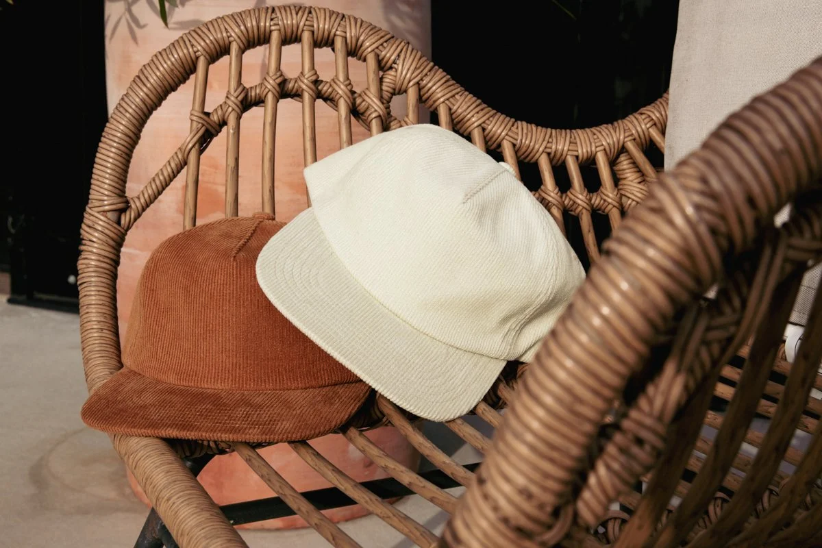 custom 5 panel cord caps