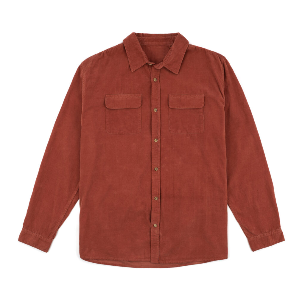 CUSTOM CORDUROY LONG SLEEVE SHIRT