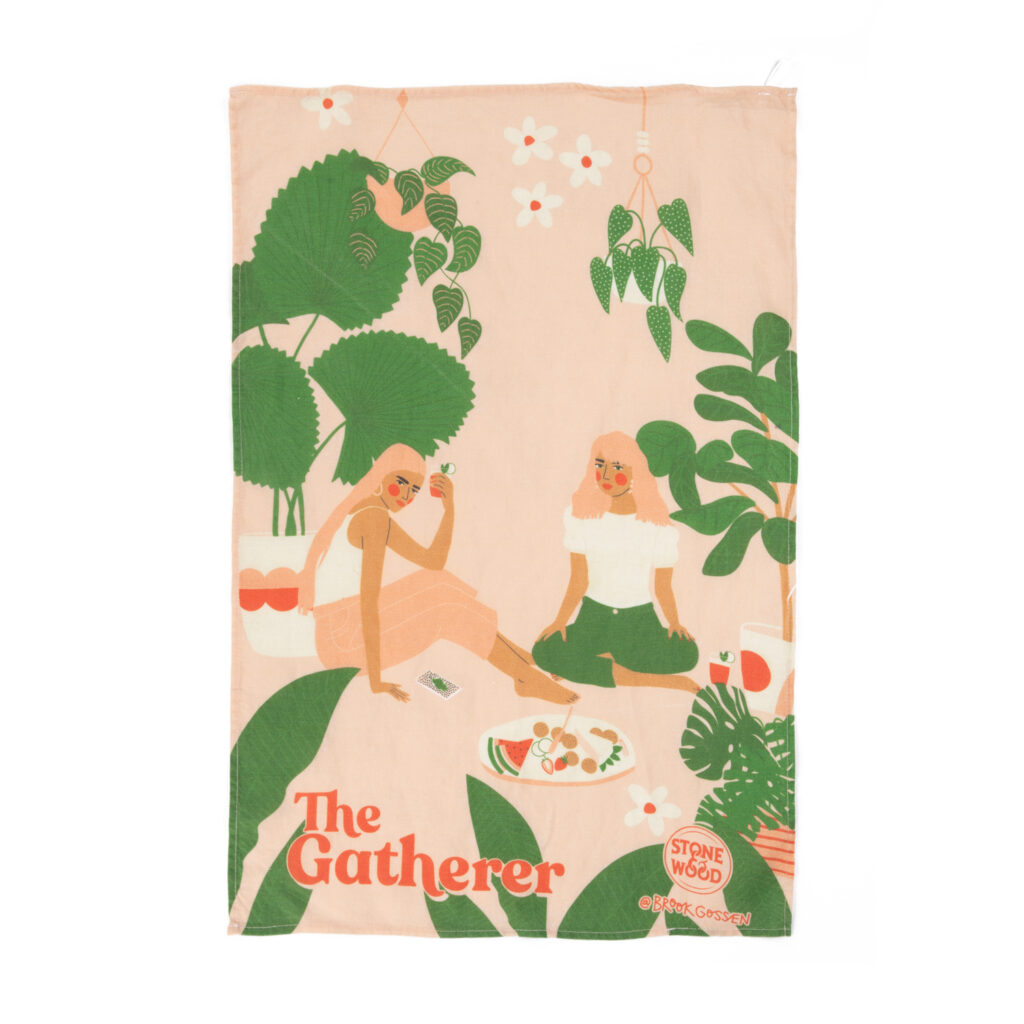 custom tea towel