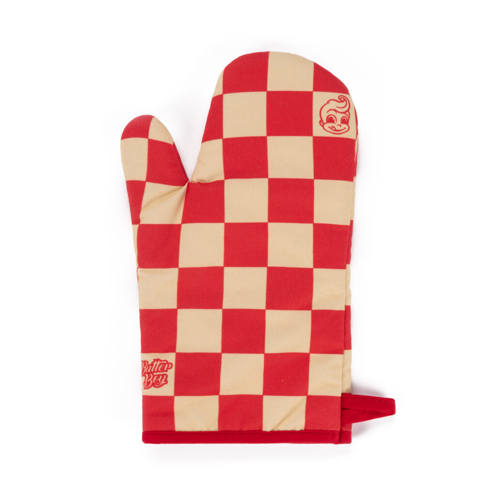 custom oven mitt
