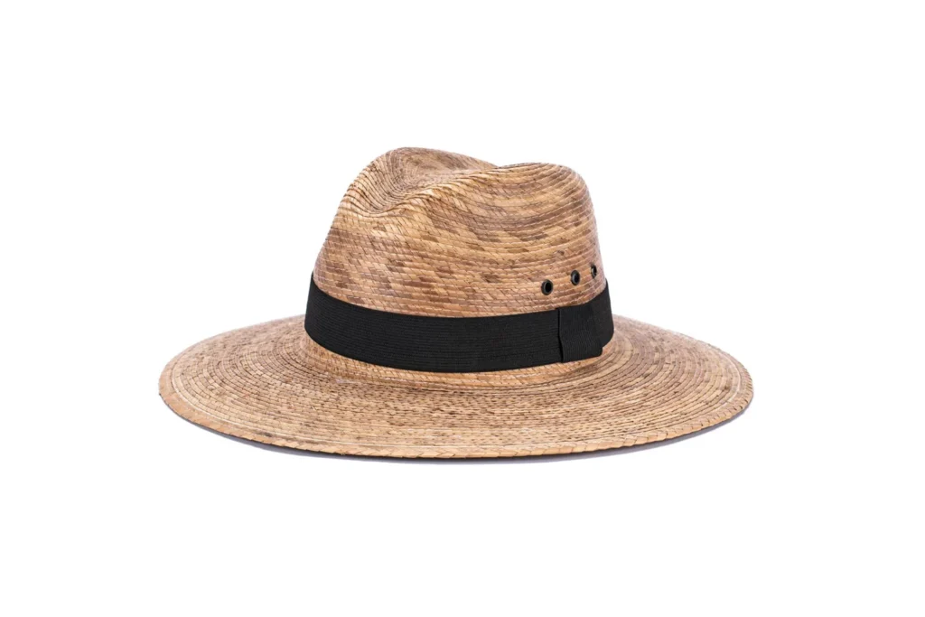 custom straw fedora hat