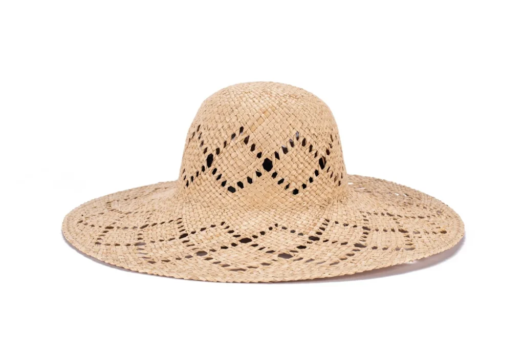 custom womens straw hat
