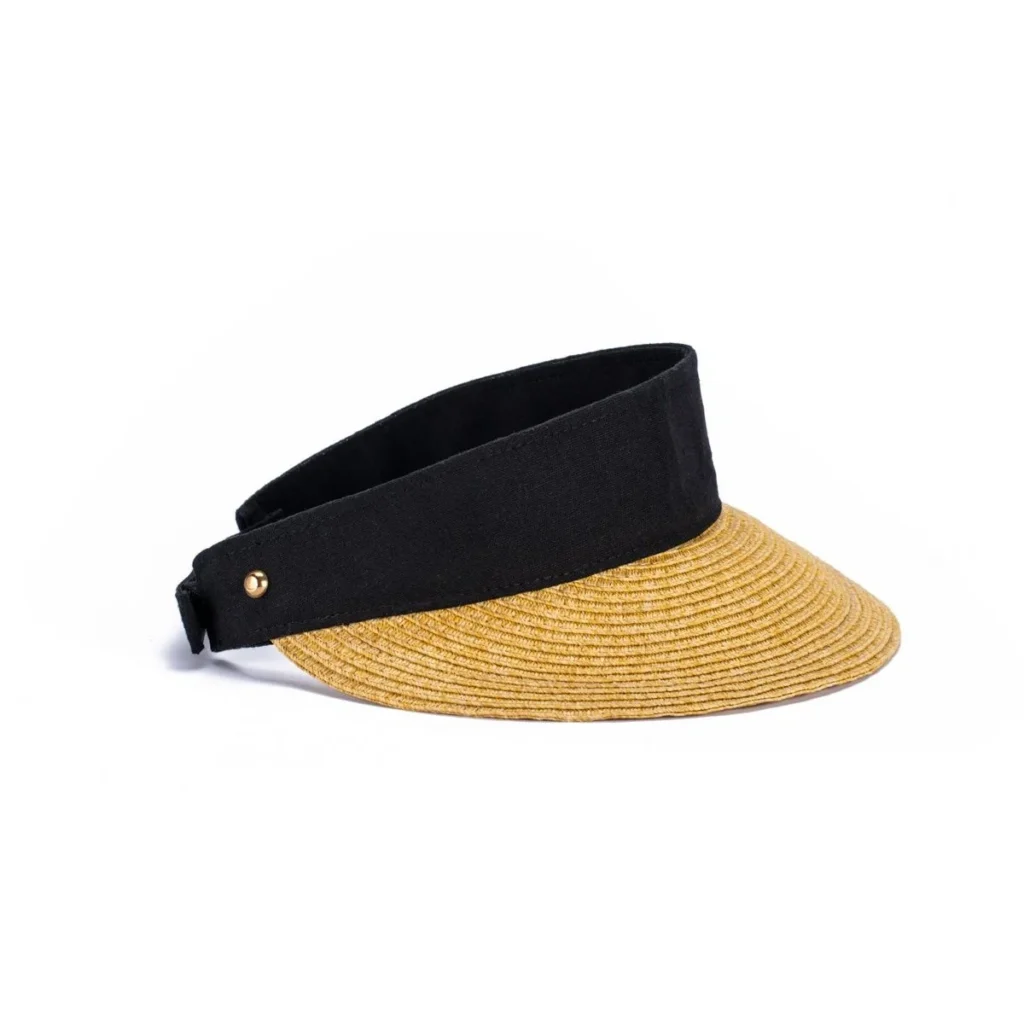 custom straw visor
