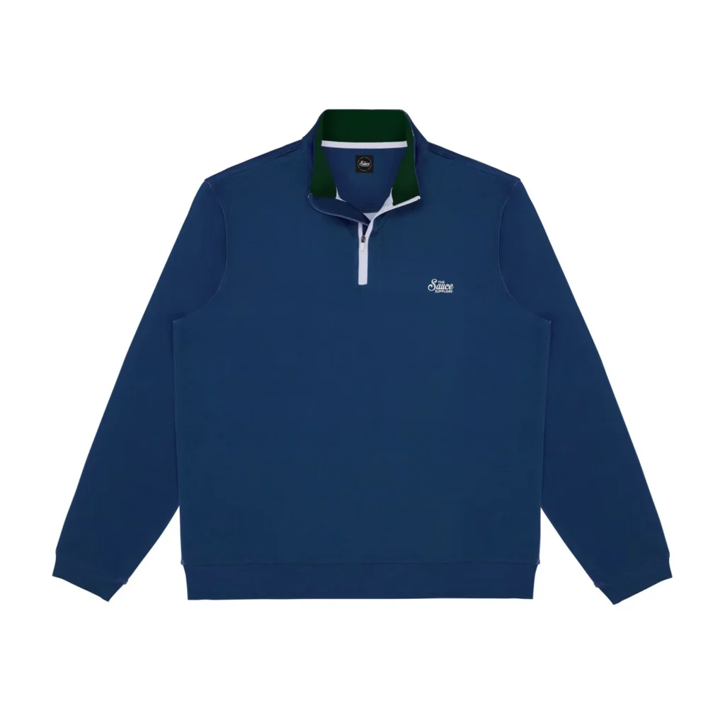 custom mens quarter zip manufacturer