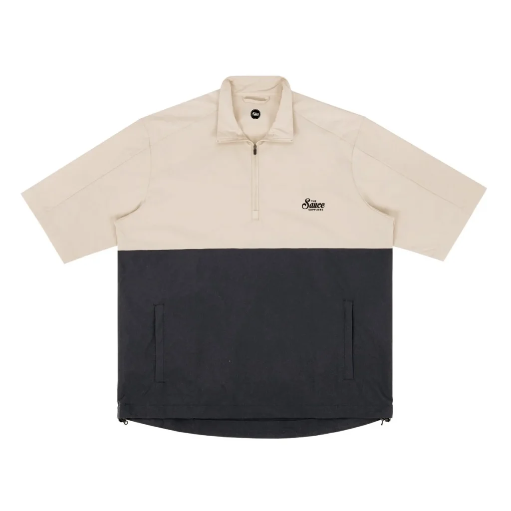 Custom Quarter Zip Short Sleeve Windbreaker