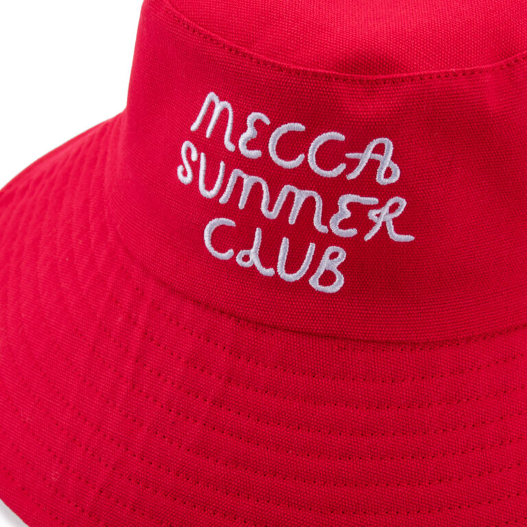 custom wide brim bucket hat