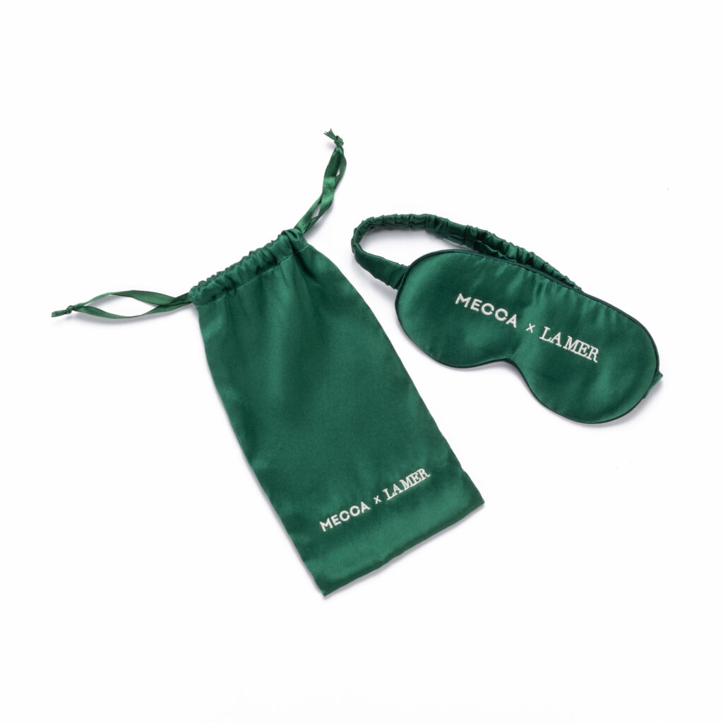 custom silk eye mask