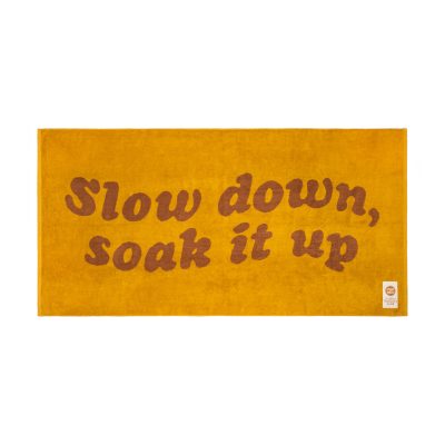 custom organic cotton beach towel