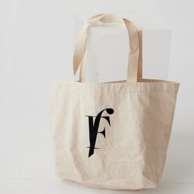 large custom canvas tote bag