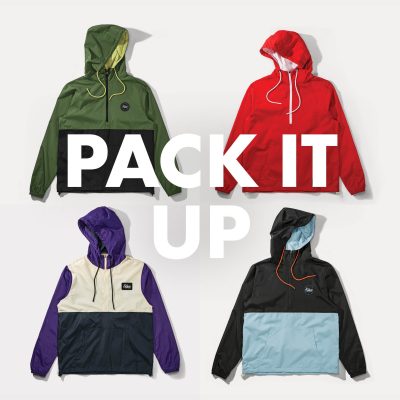 custom packable windbreaker