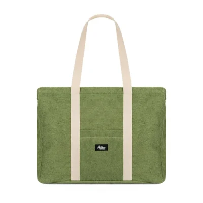 custom terry towelling tote bag