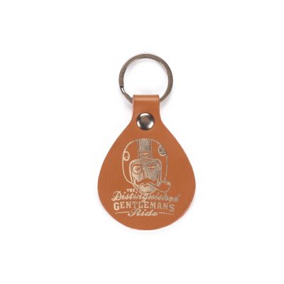 custom branded leather keychain