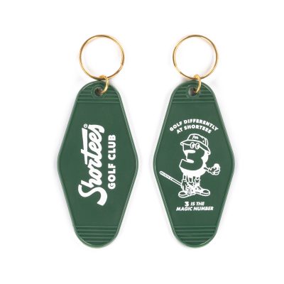 custom motel shape keychain