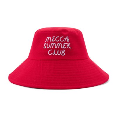 custom wide brim bucket hat
