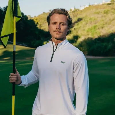 custom quarter zip golf top supplier