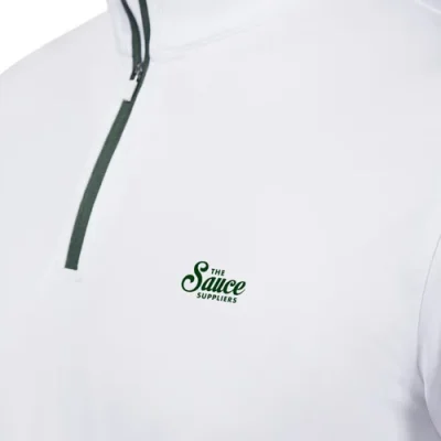custom quarter zip golf top supplier