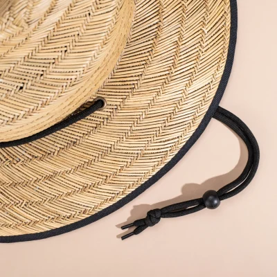 custom straw lifeguard hat