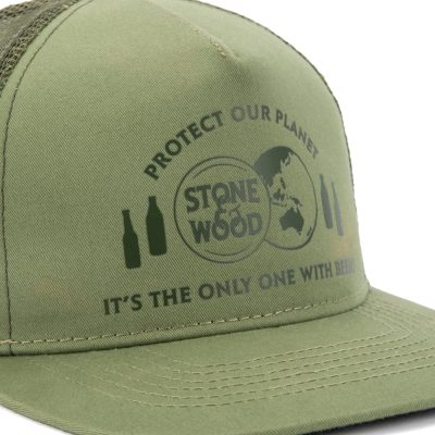custom organic cotton trucker cap