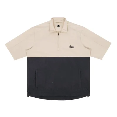 Custom Quarter Zip Short Sleeve Windbreaker