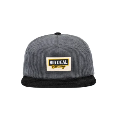 custom 5 panel cord cap