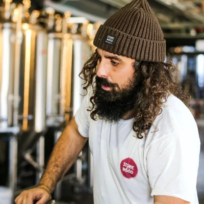 custom organic beanie